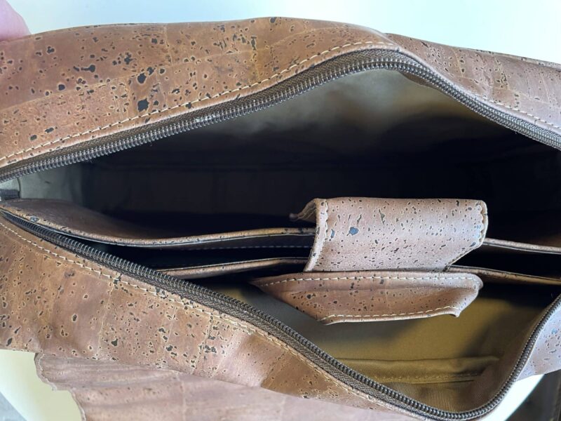 Håndtaske - Computertaske i brun 44x31x15 cm
