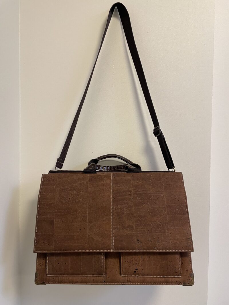 Håndtaske - Computertaske i brun 44x31x15 cm